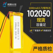 102050锂电池核辐射检测仪3.7v锂电池1000mah 